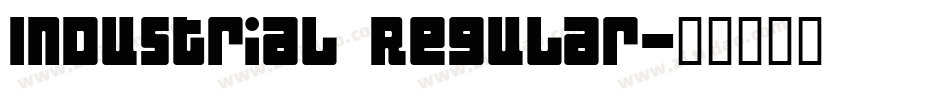 Industrial Regular字体转换
